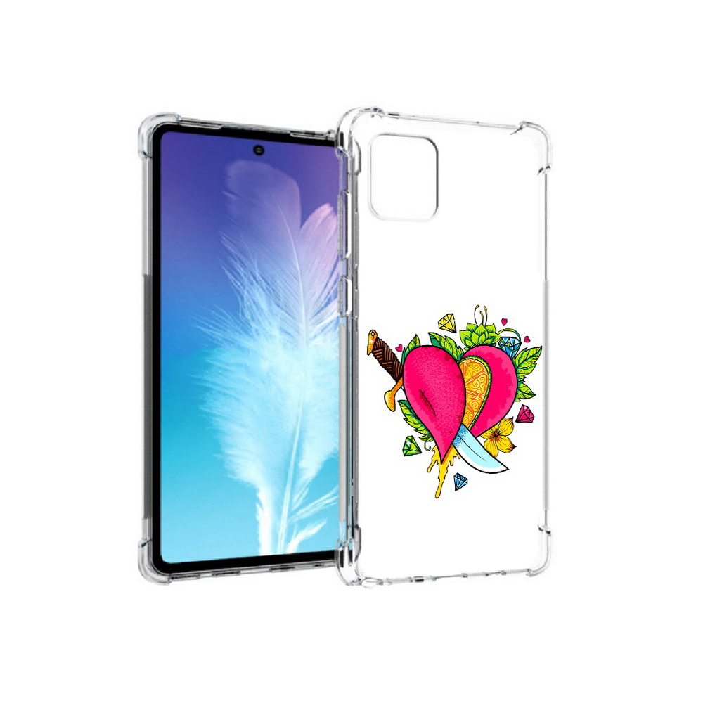 

Чехол MyPads Tocco для Samsung Galaxy Note 10 Lite Фруктовое сердце (PT142413.491.188), Прозрачный, Tocco