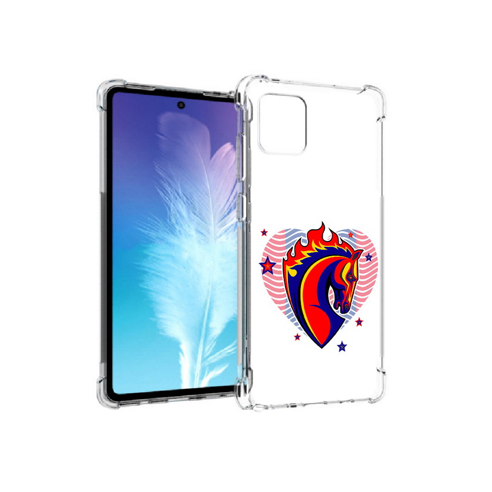 Чехол MyPads Tocco для Samsung Galaxy Note 10 Lite ФК ЦСЛ Лошадь (PT142413.491.180)