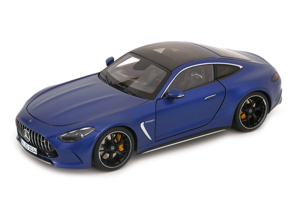 Модель коллекционная NZG Mercedes amg gt 63 4MATIC+ 2024 matt blue