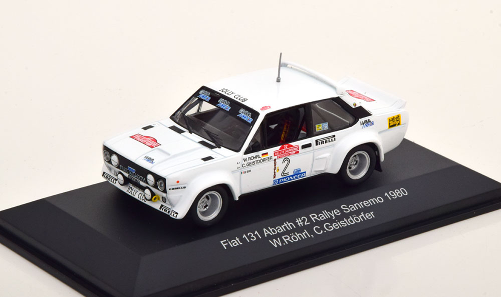 Модель коллекционная CMR Fiat 131 abarth winner rally san remo world champion 1980