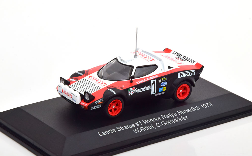 Модель коллекционная CMR Lancia stratos winner rally hunsrueck 1978