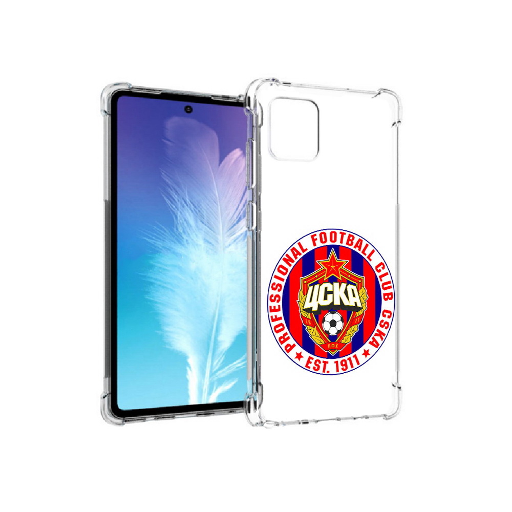 Чехол MyPads Tocco для Samsung Galaxy Note 10 Lite ФК ЦСК логотип (PT142413.491.178)