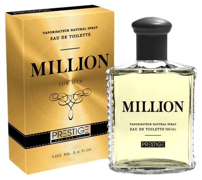 

Туалетная вода мужская Prestige Million (Престиж Миллион), 100 мл 7343723, Prestige Million Man 100 ml