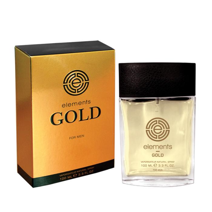 

Туалетная вода мужская Elements Gold, 100 мл 5866320, Elements Gold Man, 100 мл