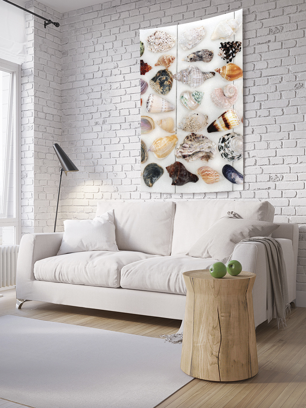 

Вертикальное фотопанно на стену JoyArty Разнообразие ракушек 150x200 см, Разнообразие ракушек