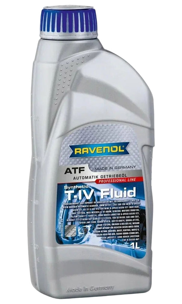 фото Масло трансмиссионное atf t-iv 1л (синтетика) ravenol