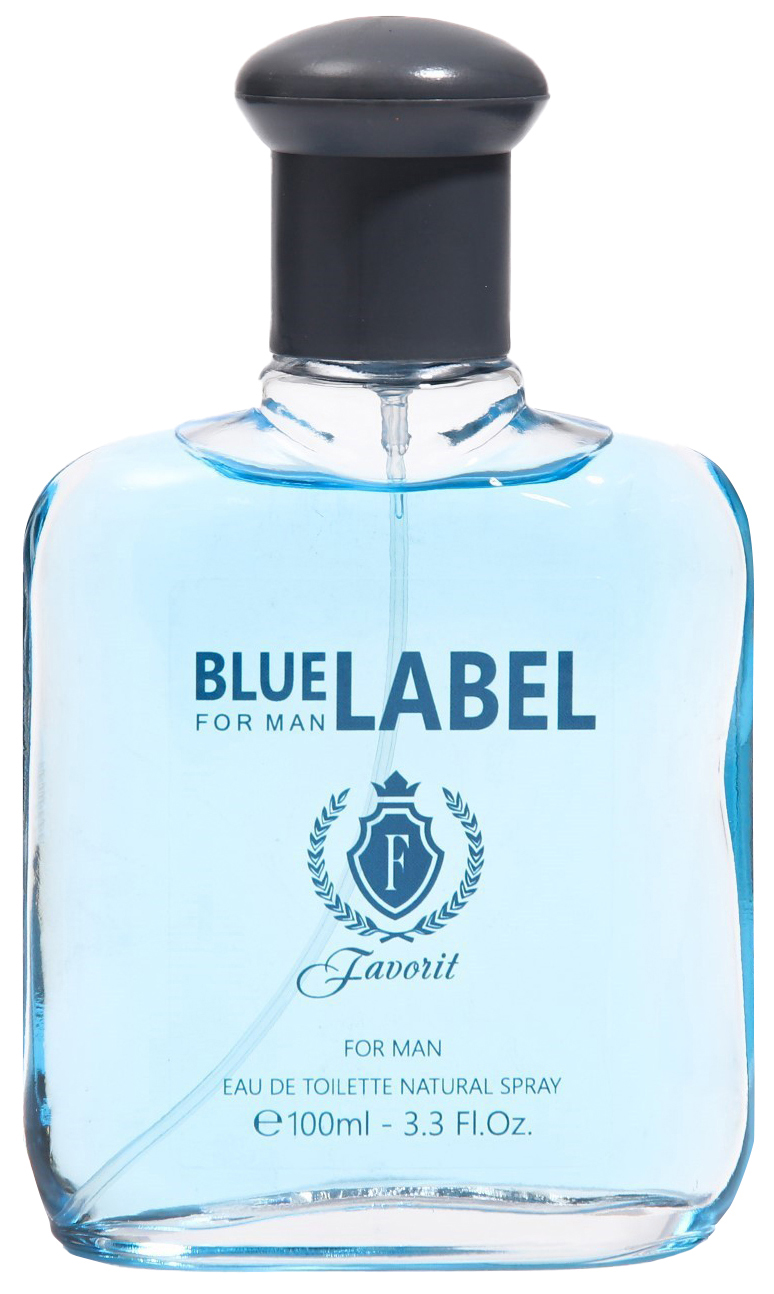 Туалетная вода мужская Favorit Blue Label, 100 мл 7688612 la fann dark blue parfum intense 15