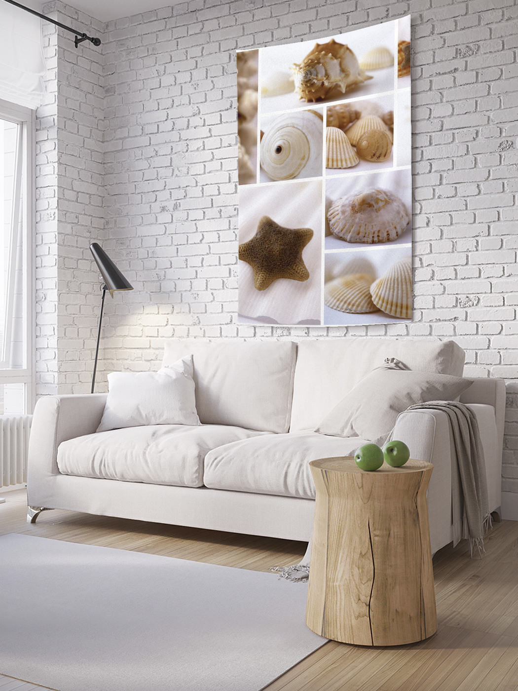 

Вертикальное фотопанно на стену JoyArty Ракушки на память 150x200 см, Ракушки на память