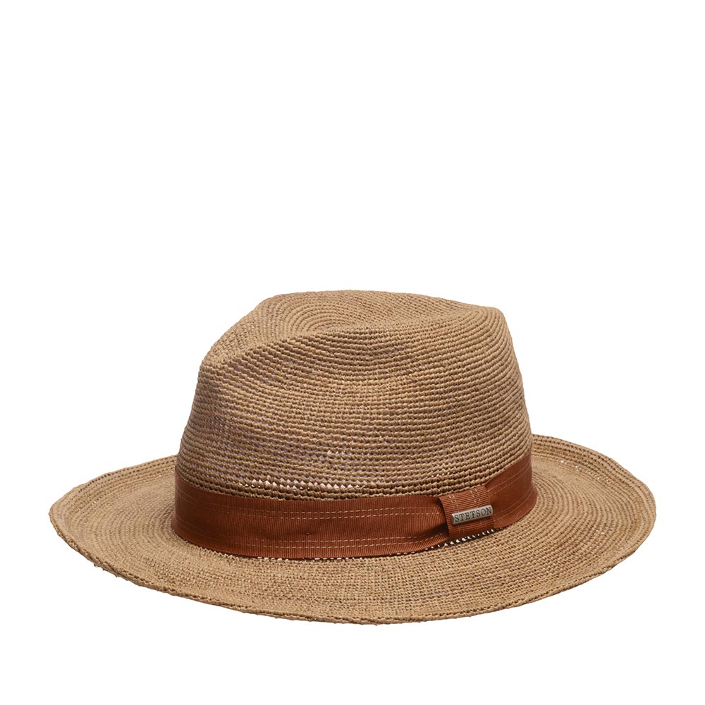 Шляпа мужская Stetson 2478517 TRAVELLER RAFFIA CROCHET бежевая, р. 63