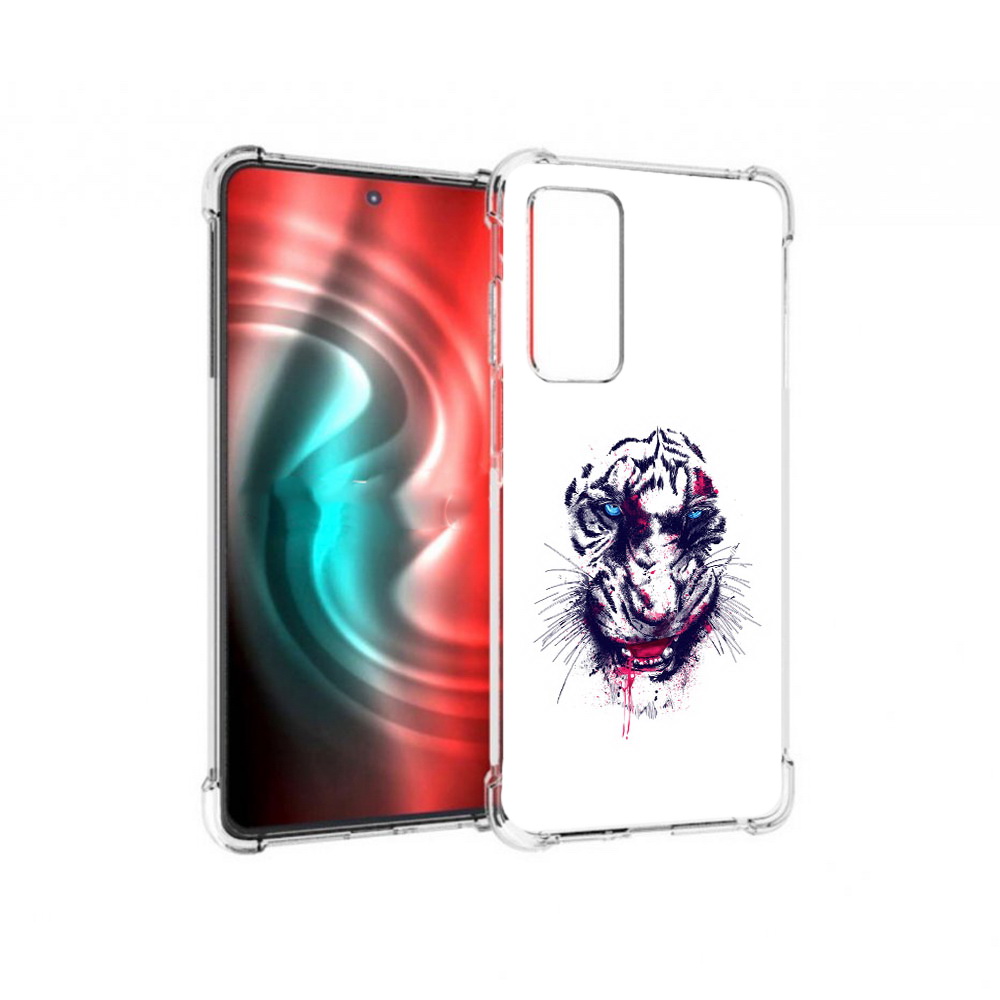 

Чехол MyPads Tocco для Motorola 20 безумный тигр (PT227072.363.228), Прозрачный, Tocco