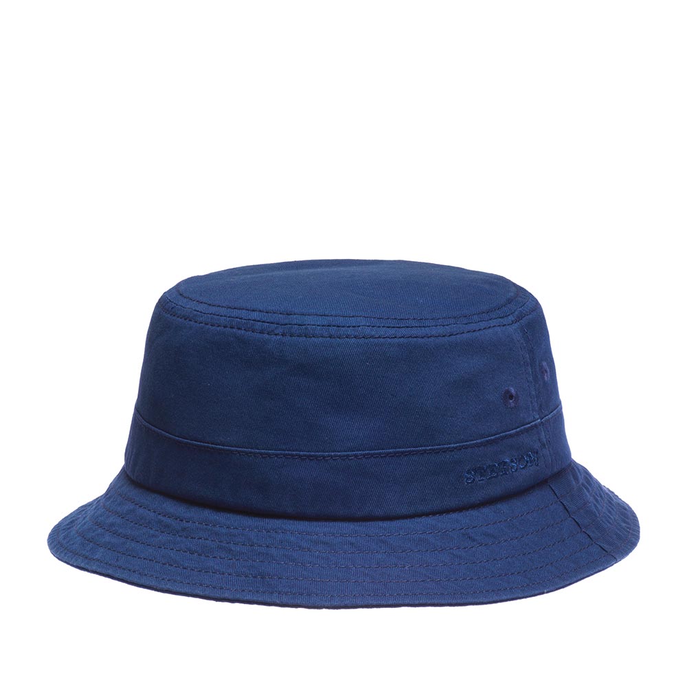 Панама унисекс Stetson 1811110 BUCKET COTTON TWILL темно-синяя, р. 59