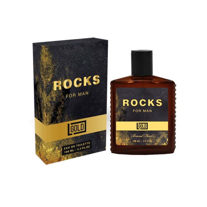 Туалетная вода мужская Gold Rocks, 100 мл 4766852 книга вдохновения сезонные рецепты стиль и идеи домашнего декора на каждое время года