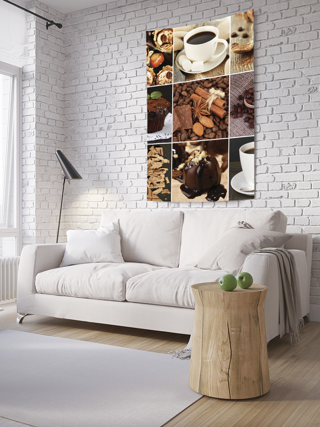

Вертикальное фотопанно на стену JoyArty Кофе с шоколадом 150x200 см, Кофе с шоколадом