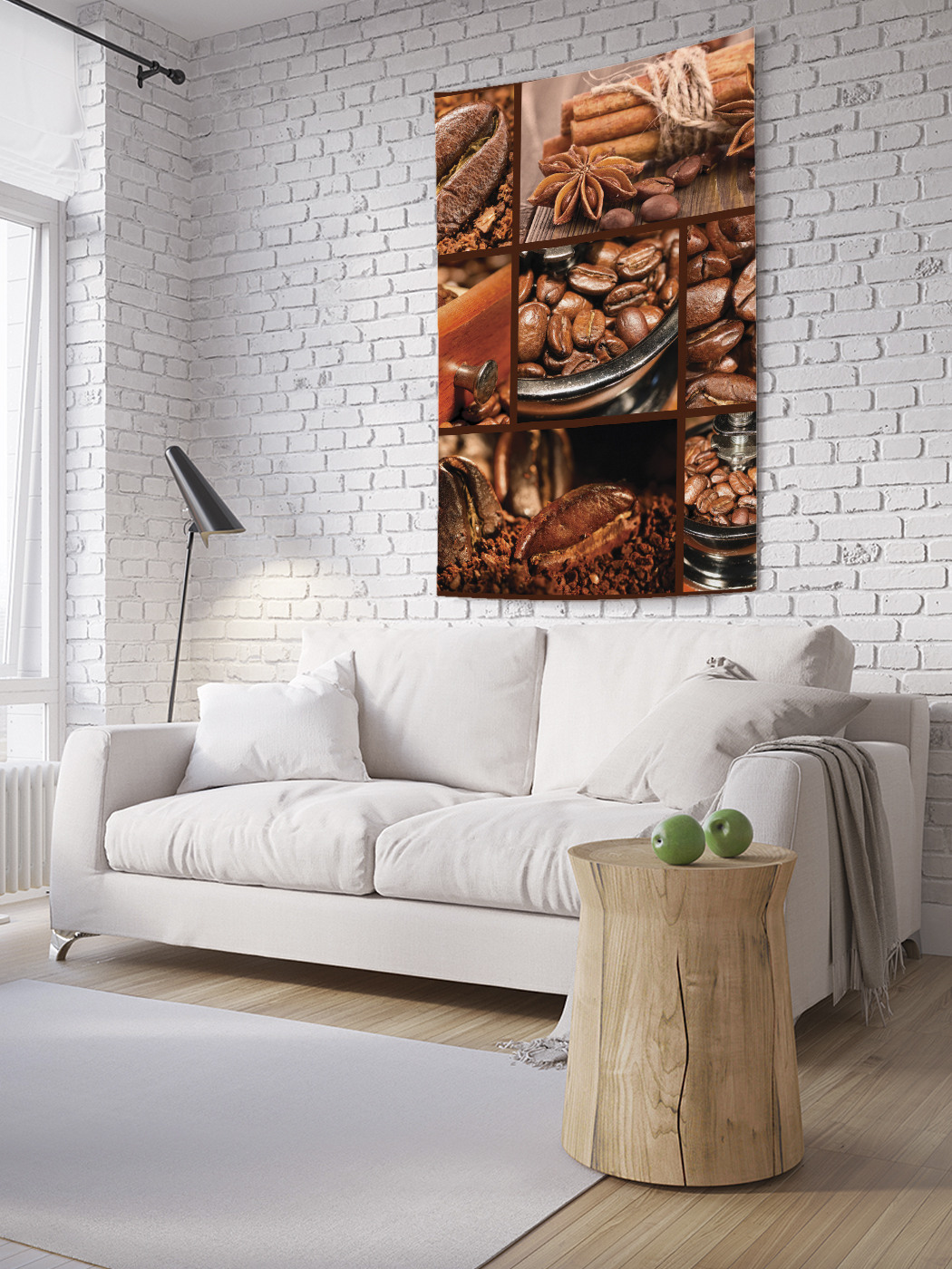 

Вертикальное фотопанно на стену JoyArty Кофе с корицей 150x200 см, Кофе с корицей