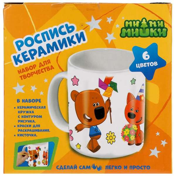 фото Набор творчества multiart ми-ми-мишки кружка для росписи 100mug-mimi1 multi art