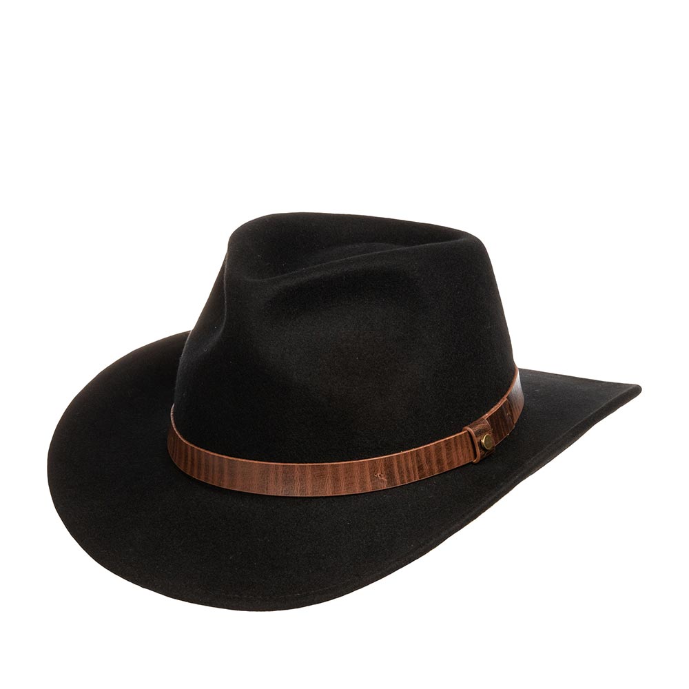 

Шляпа унисекс Stetson 2798101 WESTERN WOOLFELT черная, р. 59, Черный, 2798101 WESTERN WOOLFELT