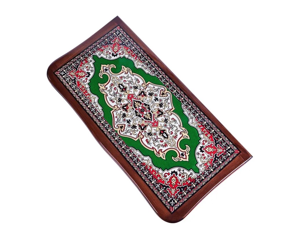 

Подарочные нарды и шашки Изумрудный узор GD28543