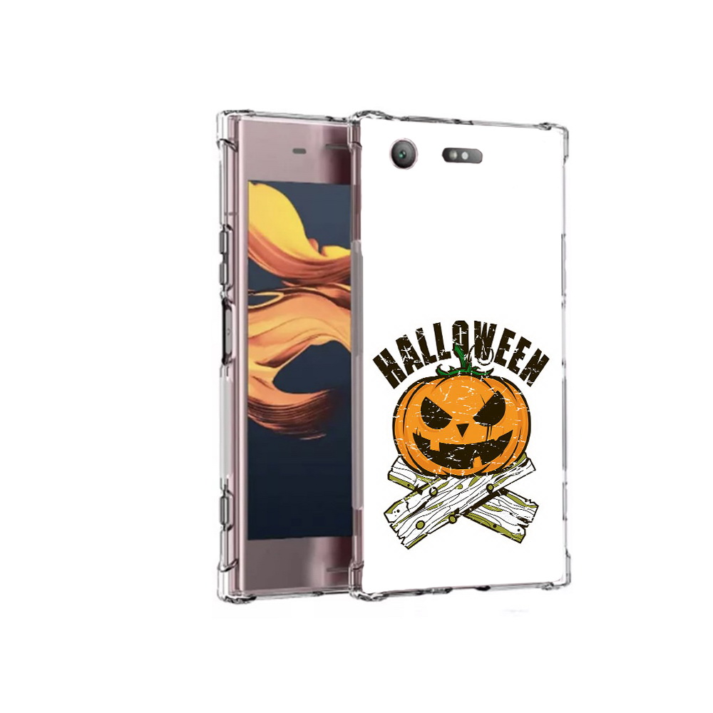

Чехол MyPads Tocco для Sony Xperia XZ1 Compact Хэллоуин доски тыква (PT91855.237.194), Прозрачный, Tocco