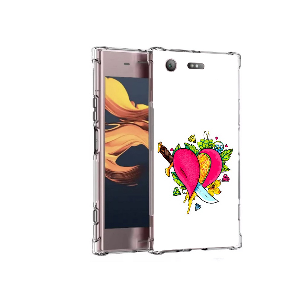 

Чехол MyPads Tocco для Sony Xperia XZ1 Compact Фруктовое сердце (PT91855.237.188), Прозрачный, Tocco