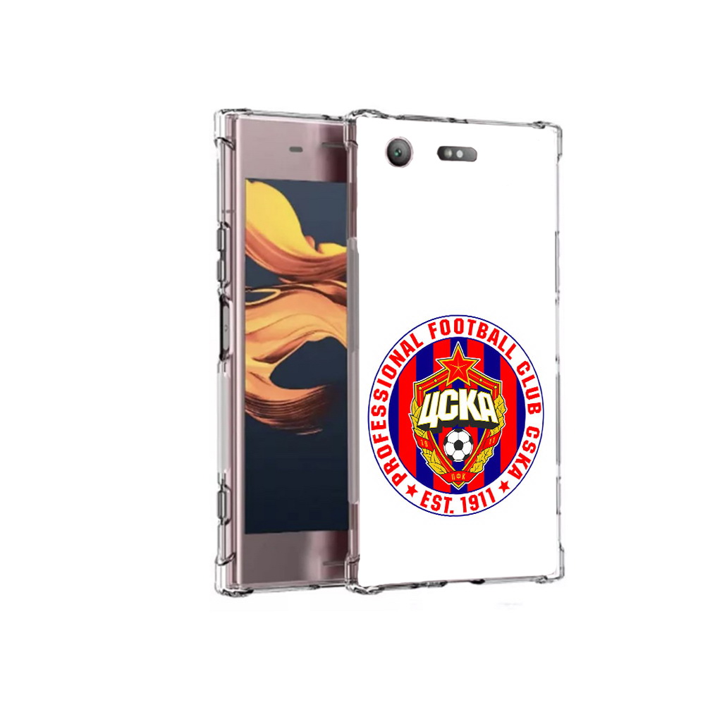 

Чехол MyPads Tocco для Sony Xperia XZ1 Compact ФК ЦСК логотип (PT91855.237.178), Прозрачный, Tocco