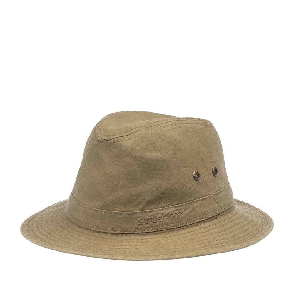 Шляпа унисекс Stetson 2541114 TRAVELLER DELAVE оливковая, р. 63