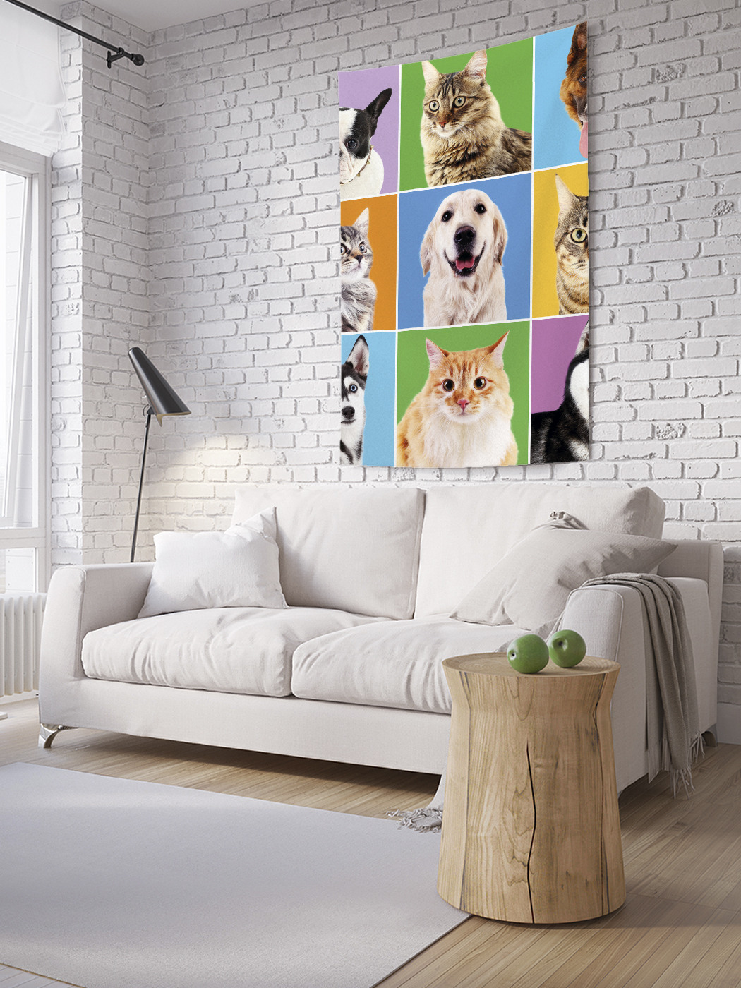 

Вертикальное фотопанно на стену JoyArty Домашние любимцы 150x200 см, Домашние любимцы