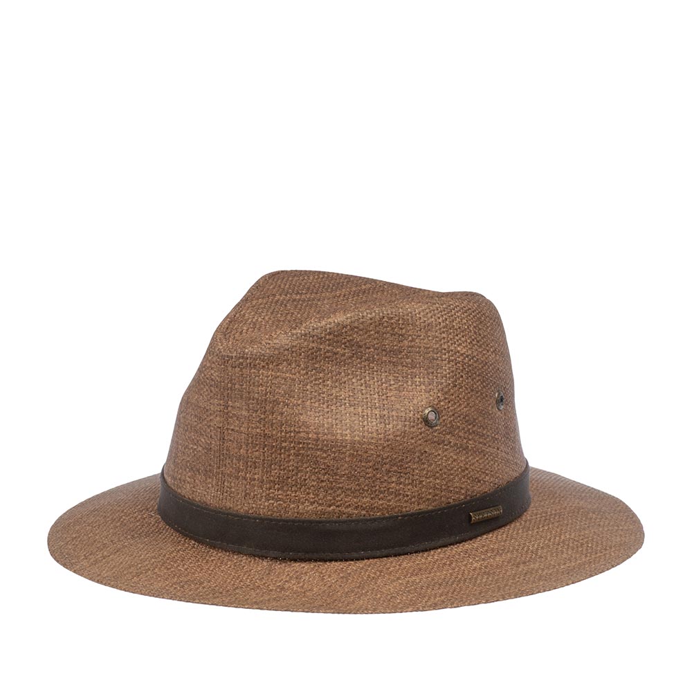 Шляпа унисекс Stetson 2498505 TRAVELLER TOYO коричневая, р. 59