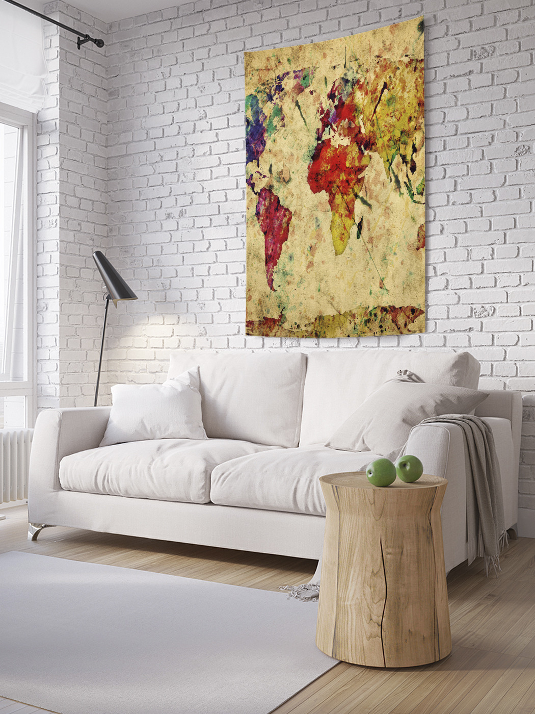 

Вертикальное фотопанно на стену JoyArty Винтажная картография 150x200 см, Винтажная картография