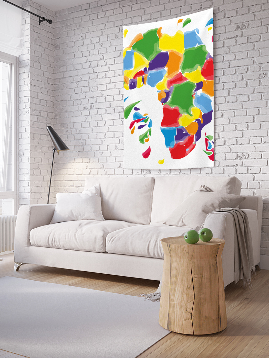 

Вертикальное фотопанно на стену JoyArty Цветная Африка 150x200 см, Цветная Африка