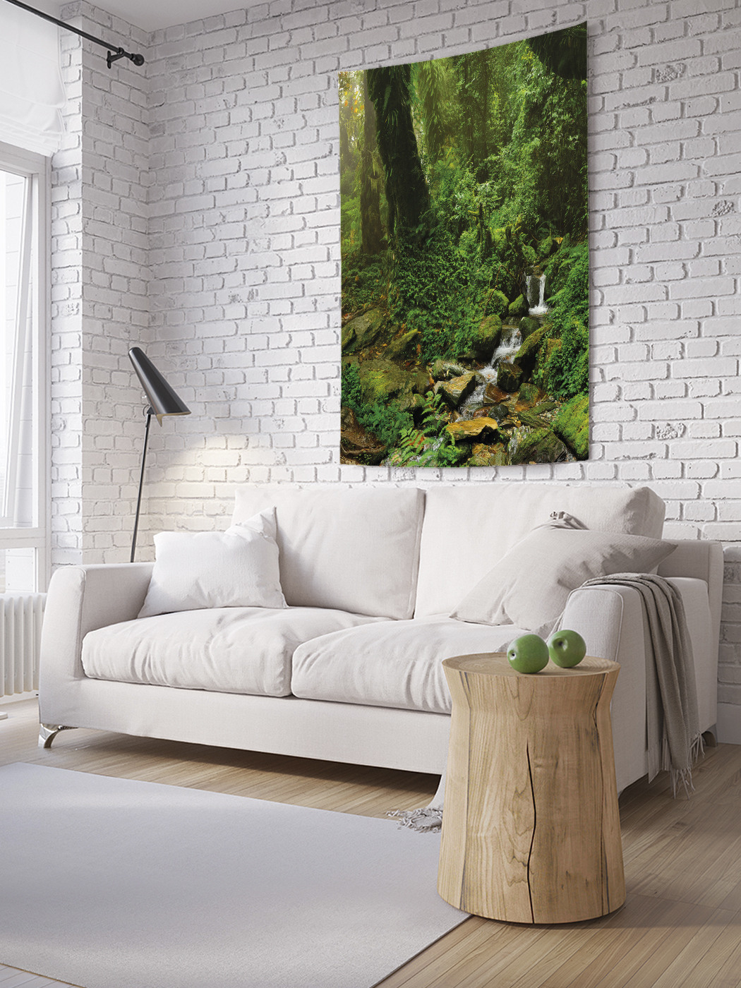 

Вертикальное фотопанно на стену JoyArty Ручей в лесу 150x200 см, Ручей в лесу