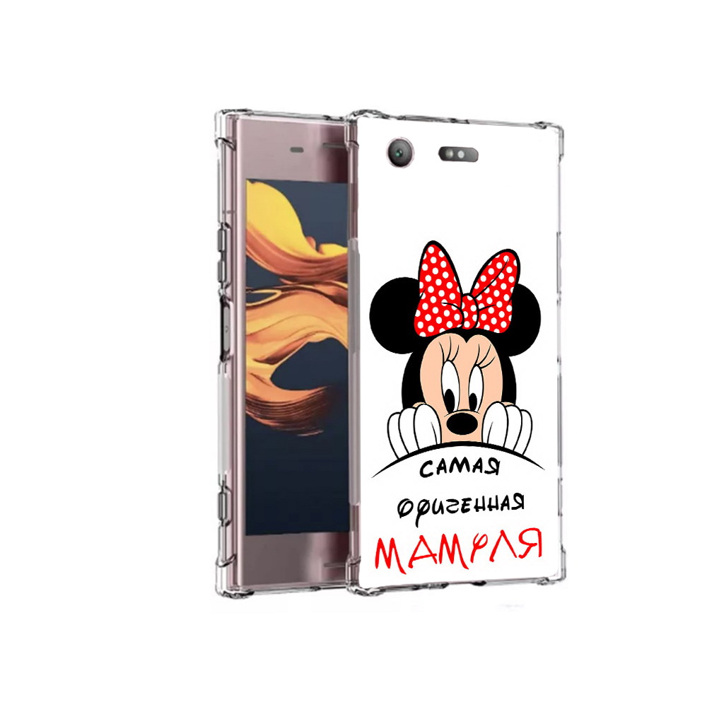 

Чехол MyPads Tocco для Sony Xperia XZ1 Compact Самая лучшая мамуля Мини Маус, Прозрачный, Tocco