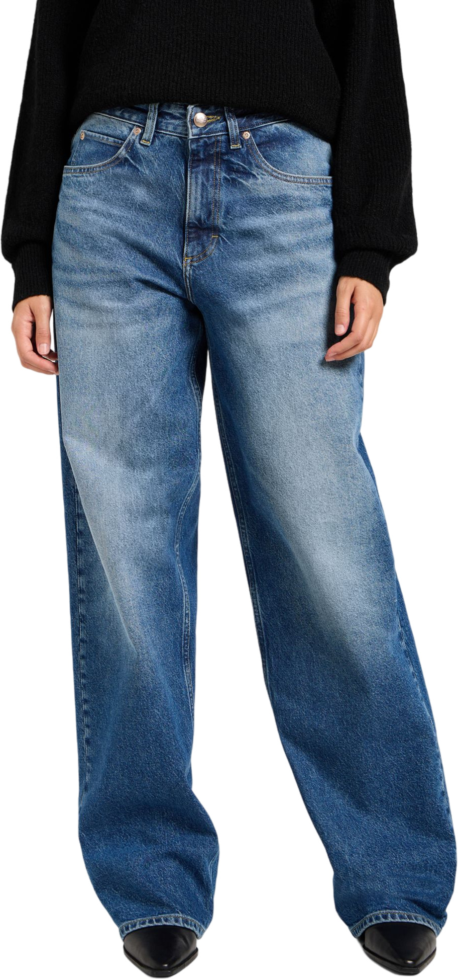 

Джинсы женские Lee Women Rider Jeans синие 25/31, Синий, Women Rider Jeans