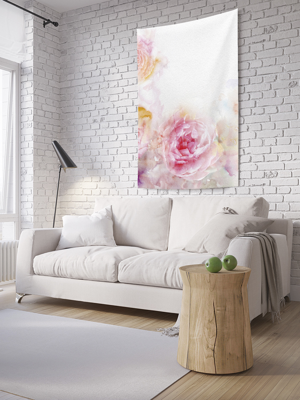 

Вертикальное фотопанно на стену JoyArty Призрачные розы 150x200 см, Призрачные розы