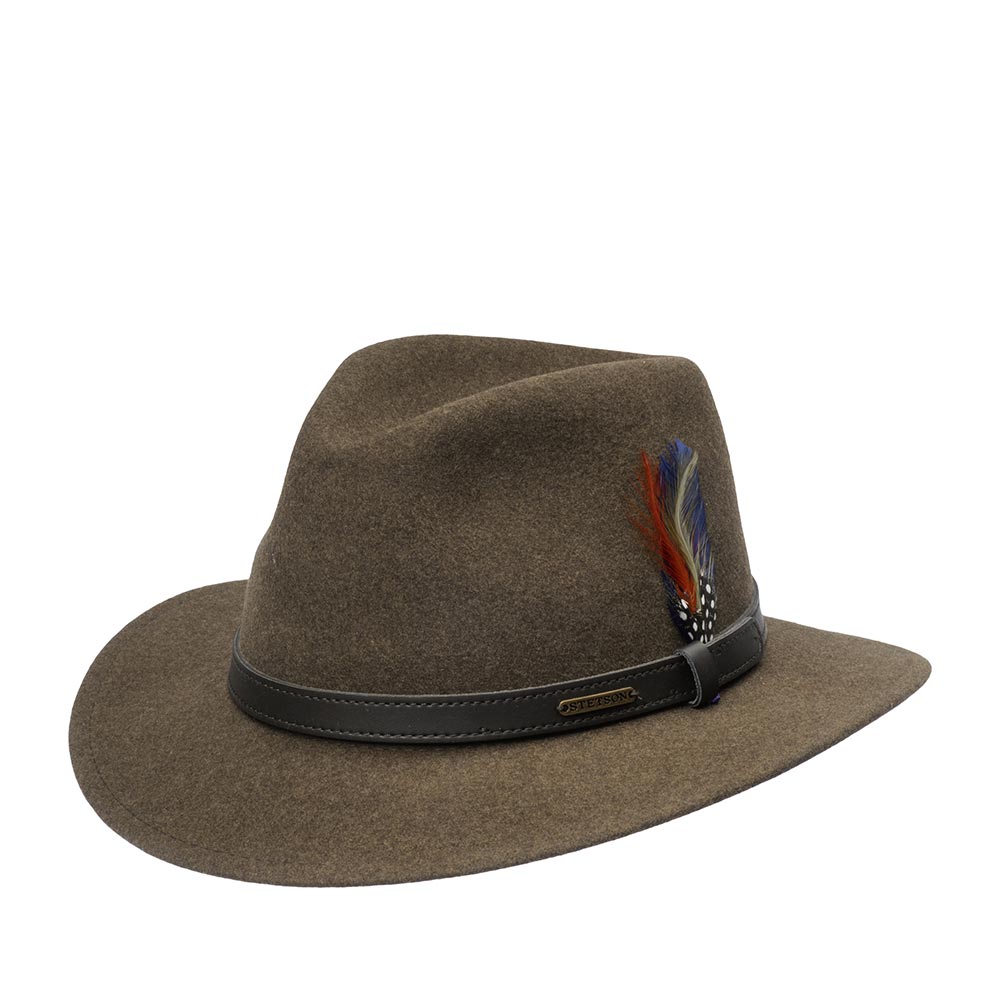 Шляпа унисекс Stetson 2598123 POWELL коричневая, р. 57
