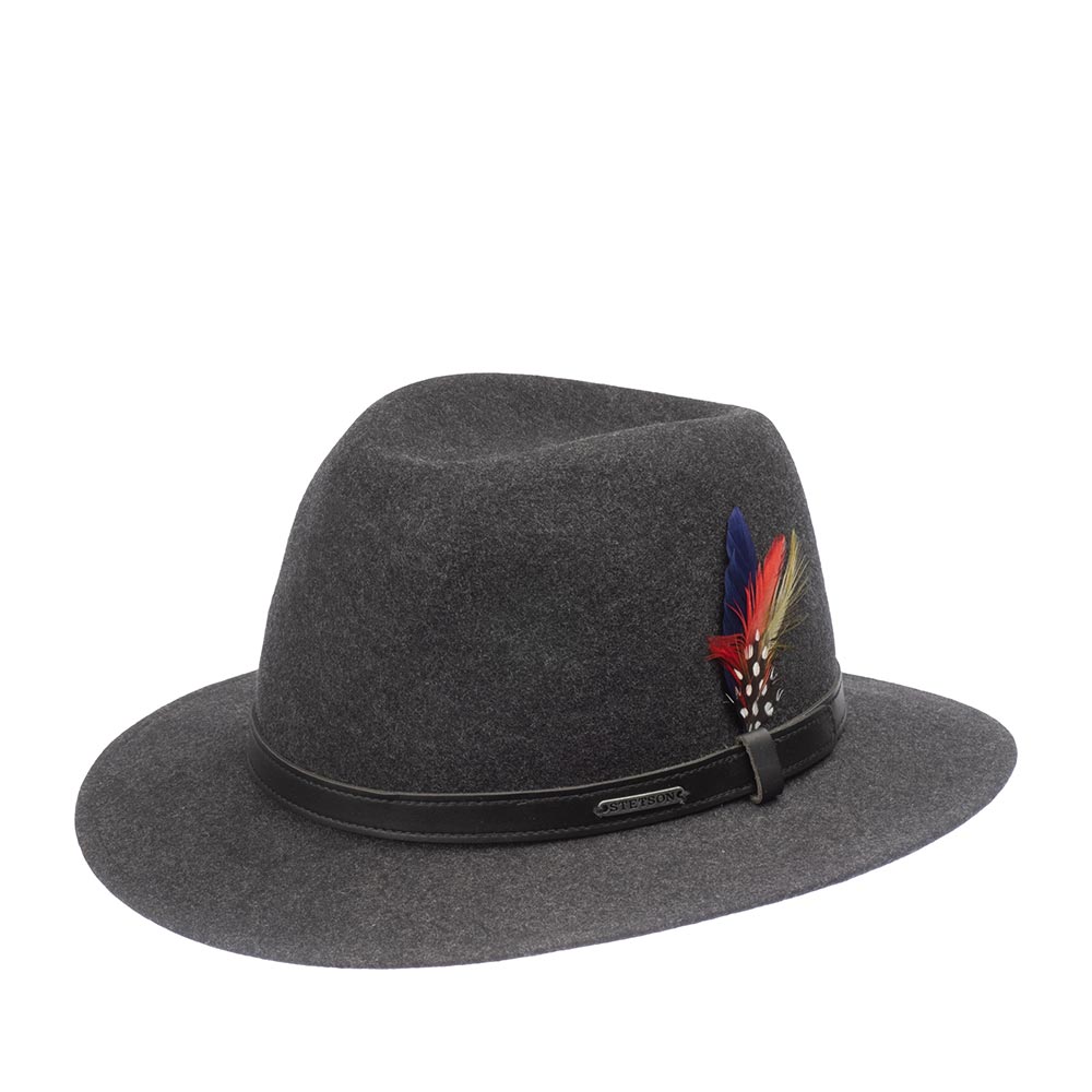 Шляпа унисекс Stetson 2598123 POWELL серая, р. 63