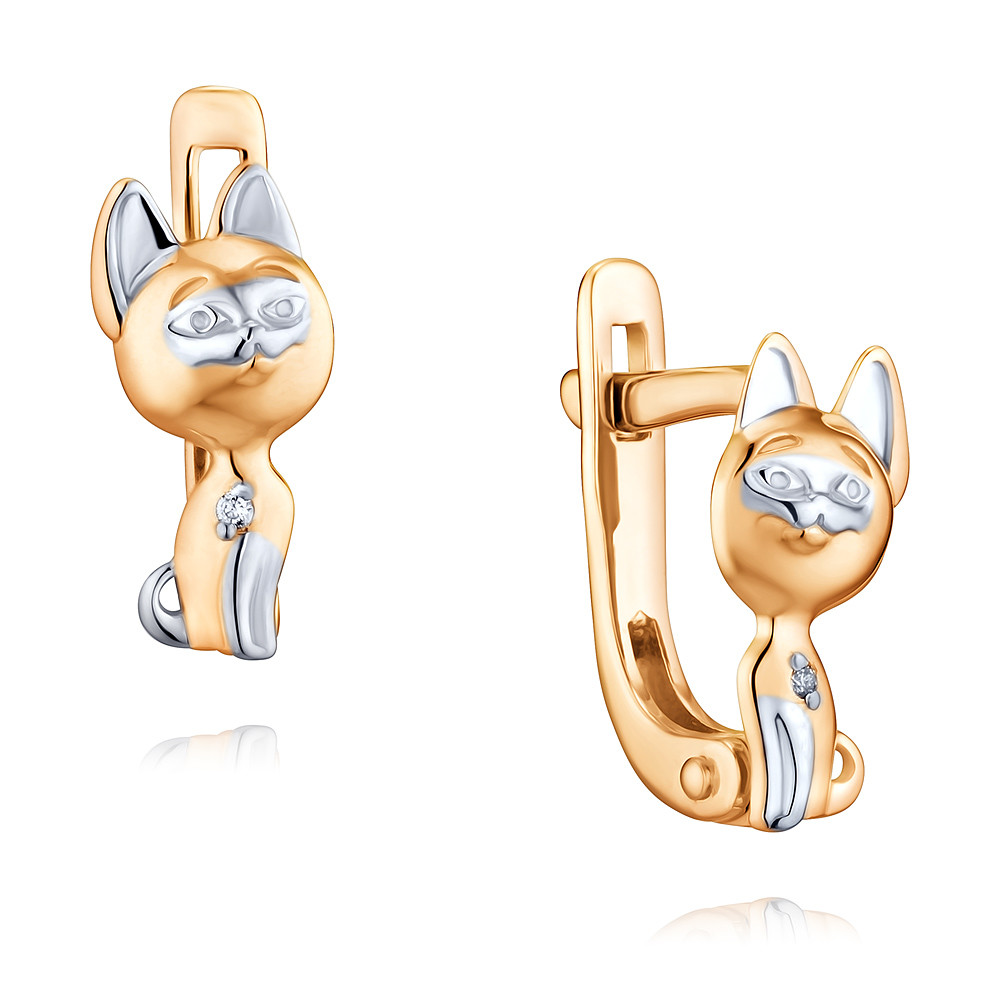 

Серьги из красного золота с бриллиантом ADAMAS 2444606/01-А50Д-41, 2444606/01-А50Д-41