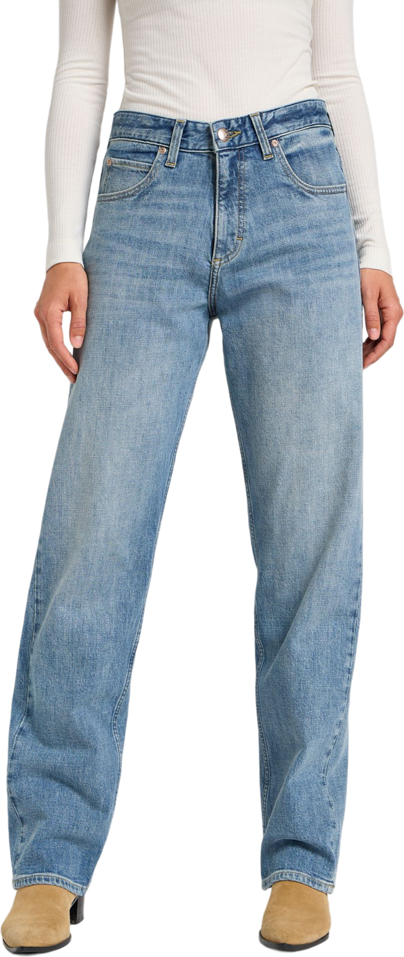 

Джинсы женские Lee Women Rider Jeans голубые 30/35, Голубой, Women Rider Jeans