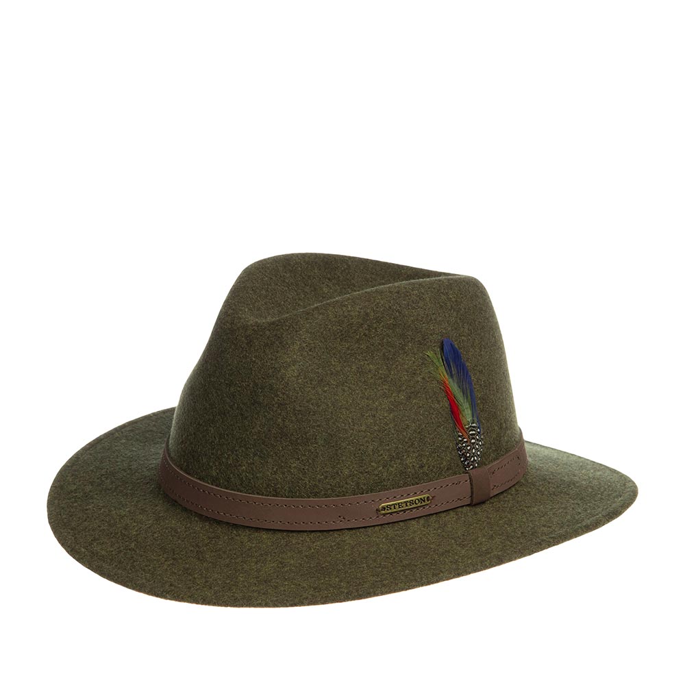 Шляпа унисекс Stetson 2598123 POWELL оливковая, р. 59