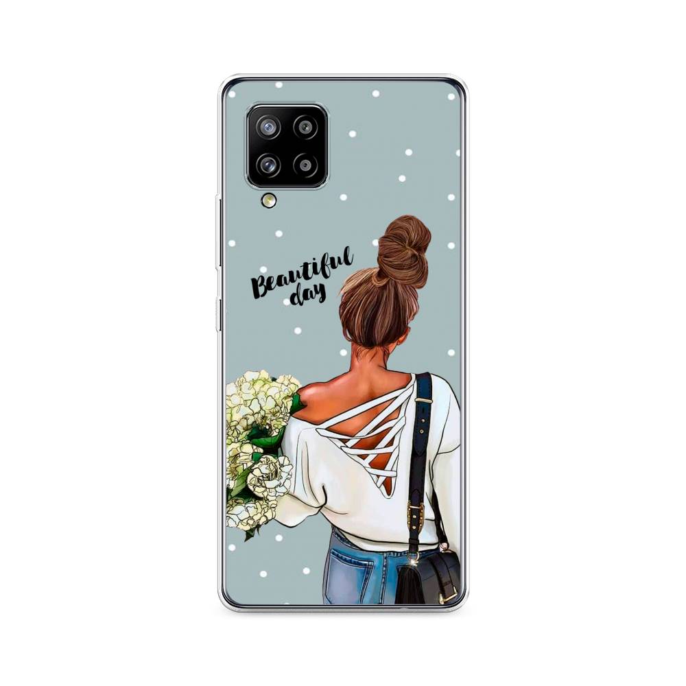 фото Силиконовый чехол "beautiful day" на samsung galaxy a42 awog