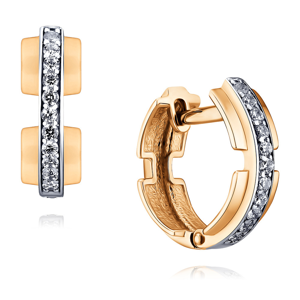 

Серьги из красного золота с фианитом ADAMAS 2418979-А500Д-72, 2418979-А500Д-72