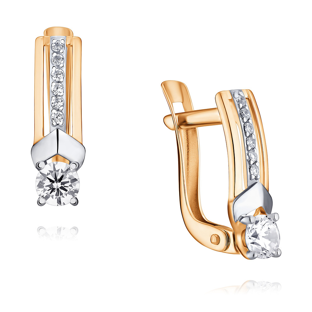

Серьги из красного золота с фианитом ADAMAS 24028901/01-А50Д-72, 24028901/01-А50Д-72