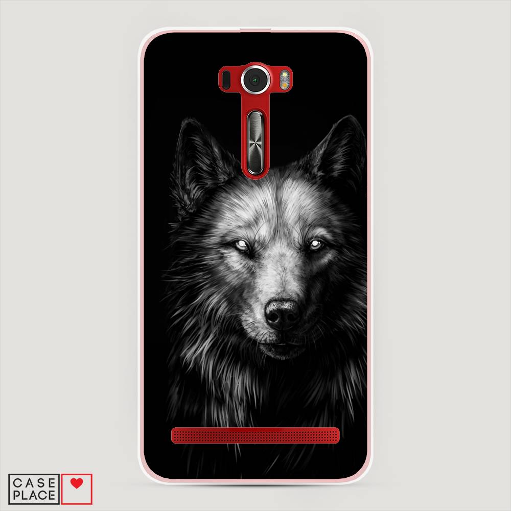 

Чехол Awog "Волк черно белый" для Asus Zenfone 2 ZE601KL, 40650-1