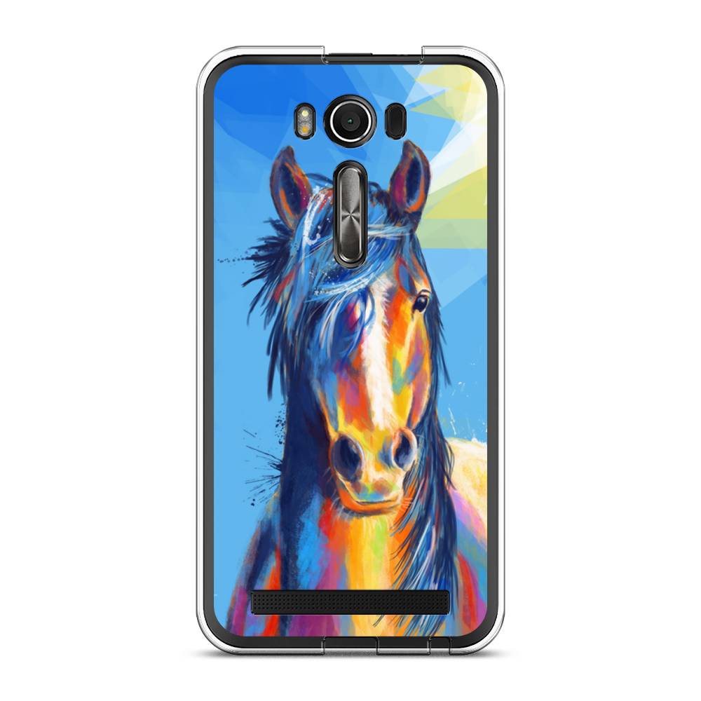 

Чехол Case Place 40150-1 для Asus ZenFone 2 Laser (ZE500KL) "Лошадь арт 3", 40150-1