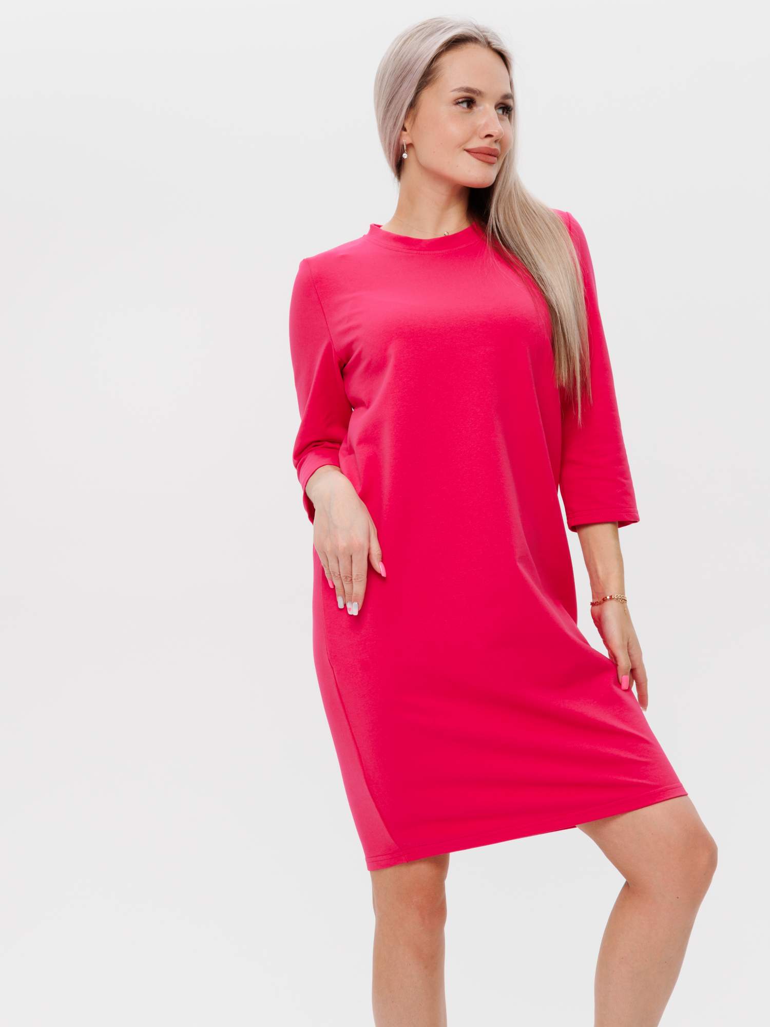 

Платье женское Elenatex П-145 розовое 52 RU, Розовый, П-145