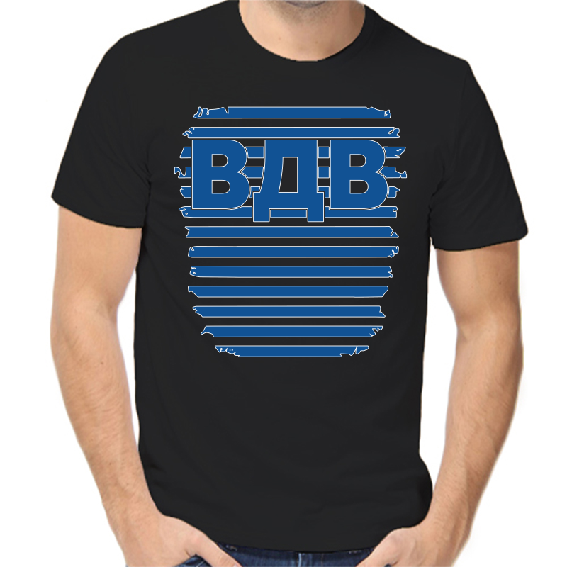 

Футболка мужская черная 50 р-р вдв, Черный, fm_vdv2_3_