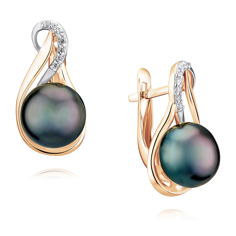 

Серьги из красного золота с жемчугом культивированным ADAMAS 24028659/01-А50Д-771, 24028659/01-А50Д-771