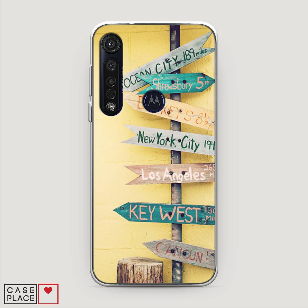 

Чехол Awog на Motorola Moto G8 Plus "Нулевой километр", Разноцветный, 241450-4