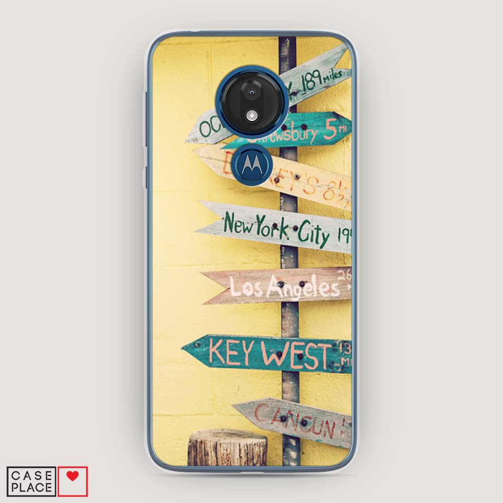 

Чехол Awog на Motorola Moto G7 / Моторола Мото G7 "Нулевой километр", Разноцветный, 241150-4