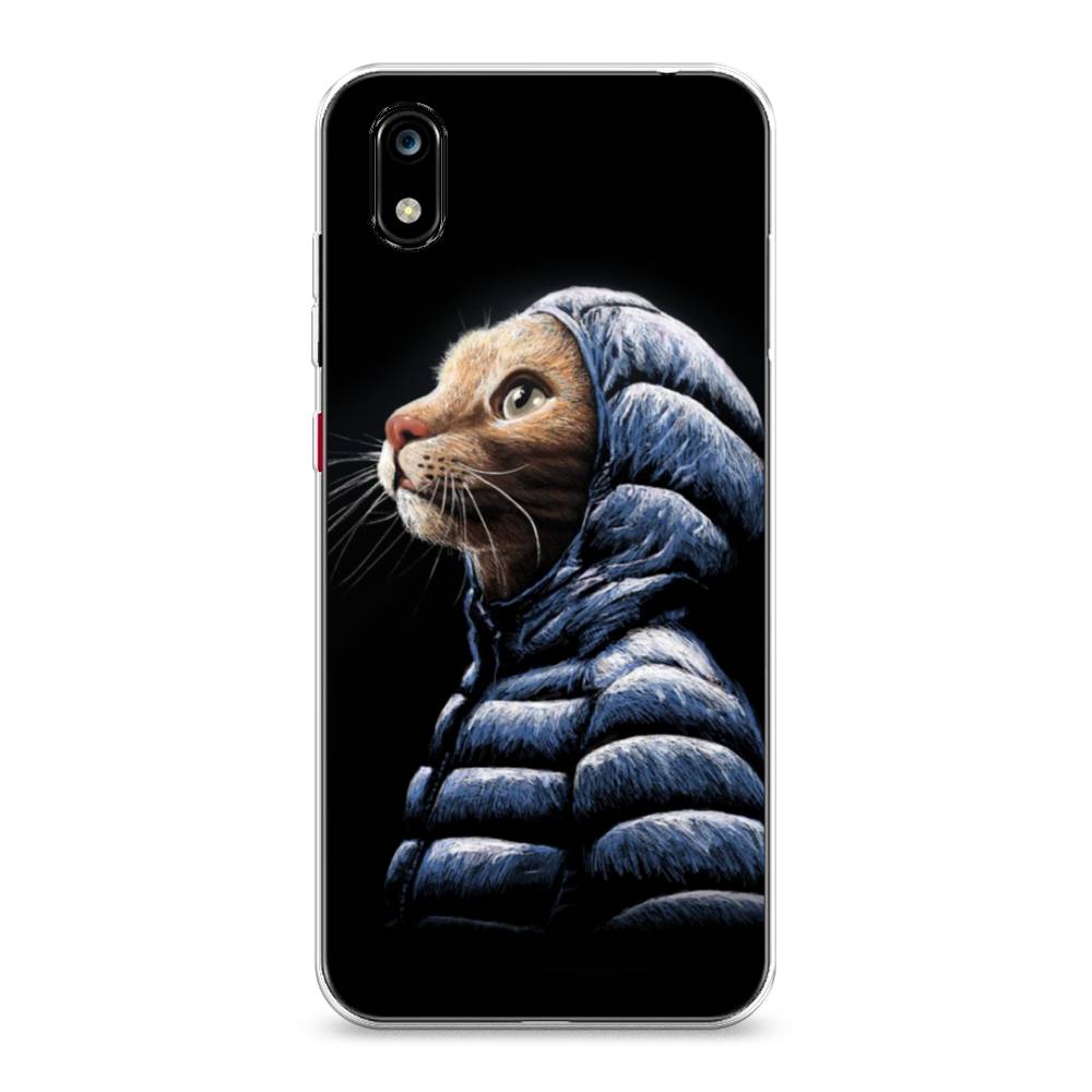 

Чехол Awog на ZTE Blade A7 2019 / ЗТЕ Блэйд A7 2019 "Кот в капюшоне", Разноцветный, 133150-2