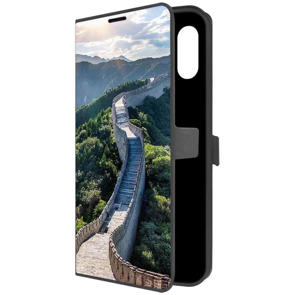 

Чехол-книжка Krutoff Eco Book для Samsung Galaxy A02 (A022) Китай, Великая Стена (черный)